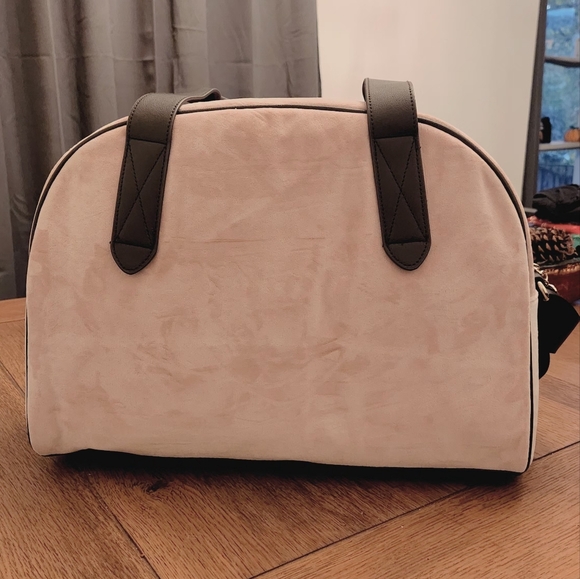 Juicy Couture Dome Weekender Travel Bag Tote Bag NWT pink and brown - Picture 7 of 10